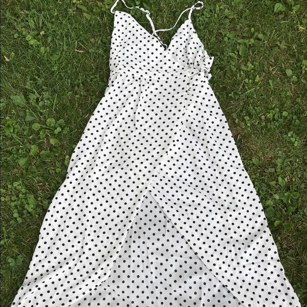 A-line wrap dress